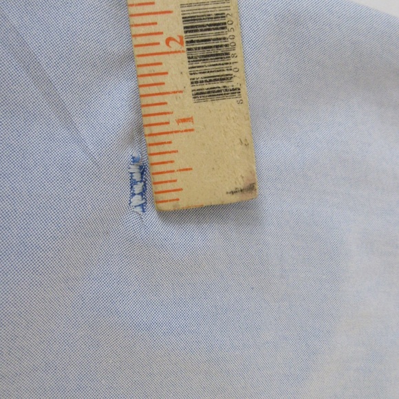 Thom Browne Men's Classic Blue Oxford Shirt Grosgrain TB00 S - Picture 8 of 15